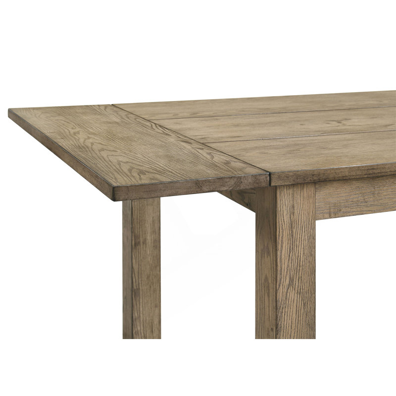 87-Inch Solid Wood Extension Dining Table