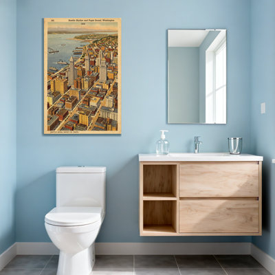 Scenic & Cityscapes Seattle Skyline And Puget Sound 1935