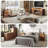 Aeliana Farmhouse Nightstand with Charging Station and LED Lights, 2 Drawers Bed Side Table for Bedroom, Living Room（Set of 2）-1713389803-1719049705