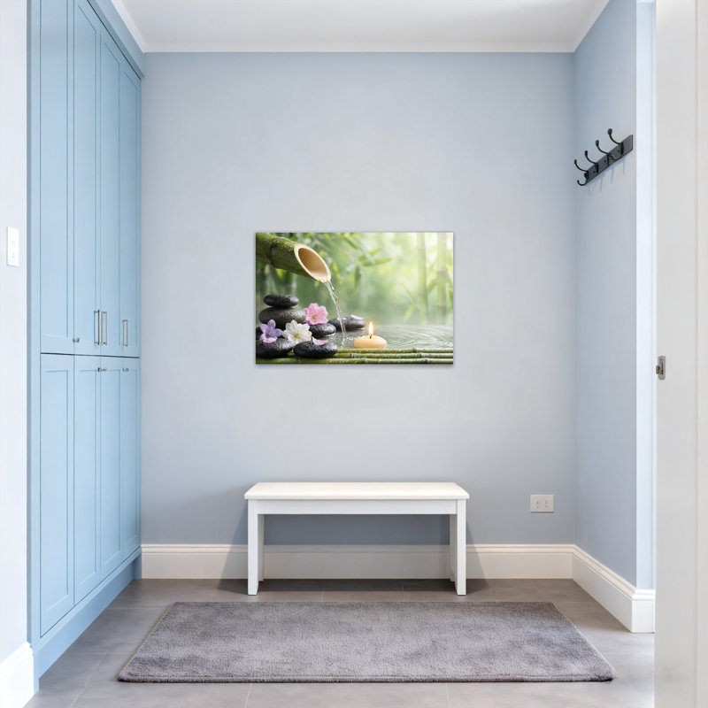 Bougie de fleurs en bambou Fashion, H 20 po x l 30 po