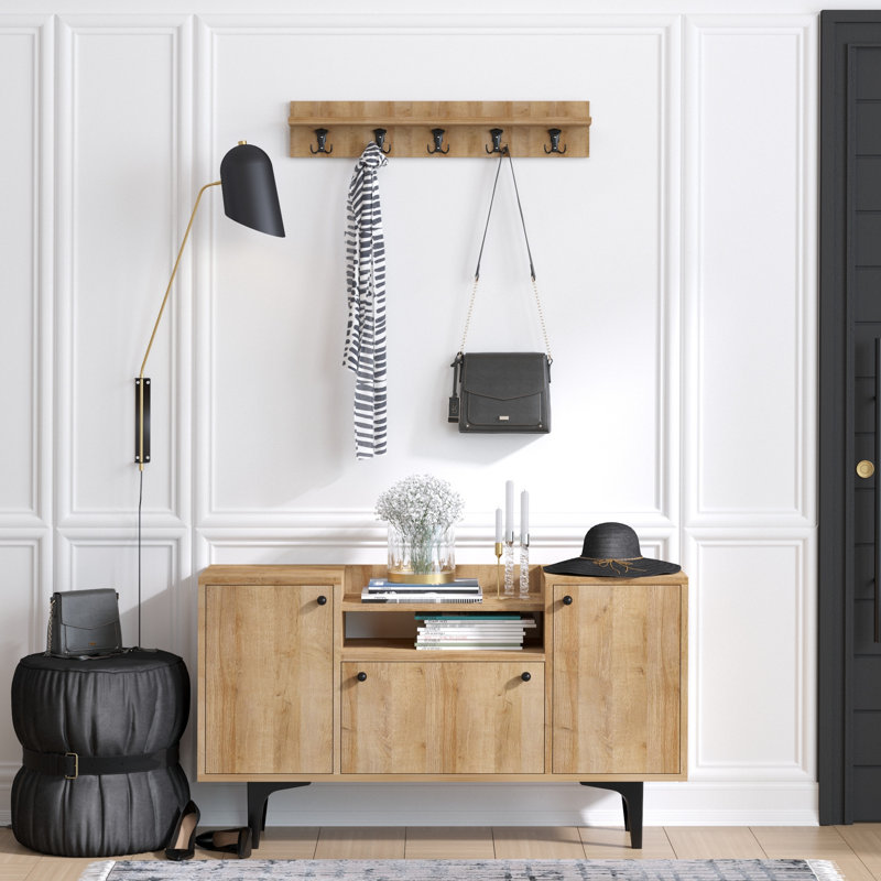 Toppino Hall Tree with Shoe Storage