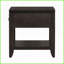 Table basse traditionnelle en placage de chêne naturel avec tiroir & amp; Tablette, table d'appoint fonctionnelle 24 po x 20 po x 25 po pour chambre à coucher / salon