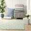 Ensemble de literie festonnée 3 pièces Elegant, en microfibre, style maison de campagne