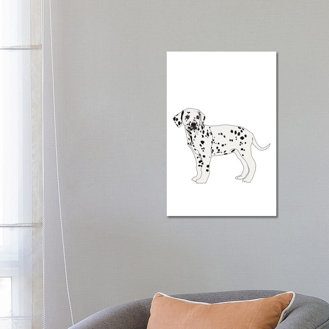 Dalmatiner von Sketch And Paws - Gallery-Wrapped Canvas Giclée on Canvas