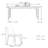 Simple sintered stone dining table set-105352915