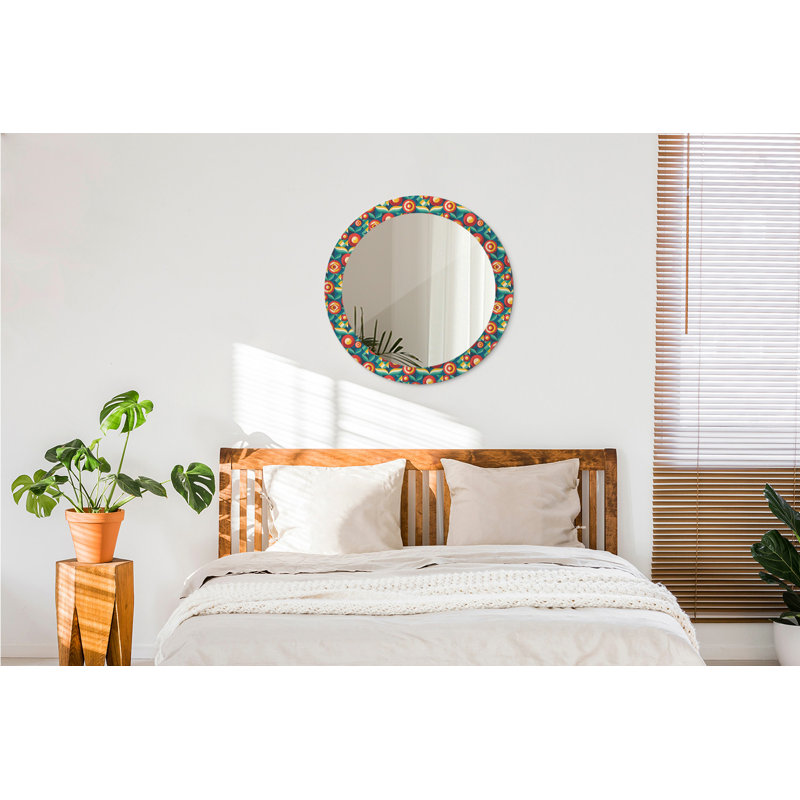 Huldar Glass Flat Wall Mirror