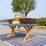 Lois Rectangular Terrafab Outdoor Side Table