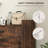Narrow Shoe Cabinet With 2 Flip Doors And Top Drawer, Brown-331742665