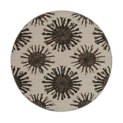 Tapis beige d'intérieur et d'extérieur Nature