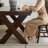 Environmentally pure solid wood log dining table-109664547