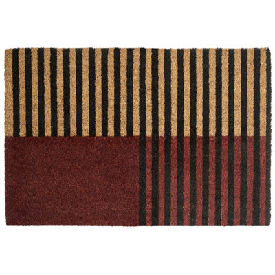 Non-Slip Striped Indoor Doormat
