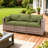 Outdoor 8-Piece 4" Replacement Cushion Set – 3 Seat Cushions, 3 Backrests, 2 Corner Cushions – Cushion Set Only-210958703
