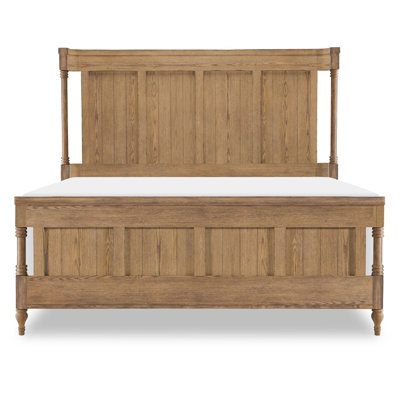 Country Living Vintage Market Wingback Oak Bed