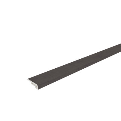 Everlux Premium Flooring Kylie Rich Brown 0.39 in. T x 1.38 in. W x 94.5 in. L Reducer Molding