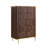 48" Fluted 5 Drawers Dresser With Metal Handle-810091479