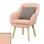 Fauteuil à oreilles Charlie avec pieds en bois massif Sherpa-1407721055