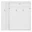 Lit escamotable blanc pleine grandeur avec tablettes intégrées, garde-robe et éclairage DEL-1163284742-1163284737