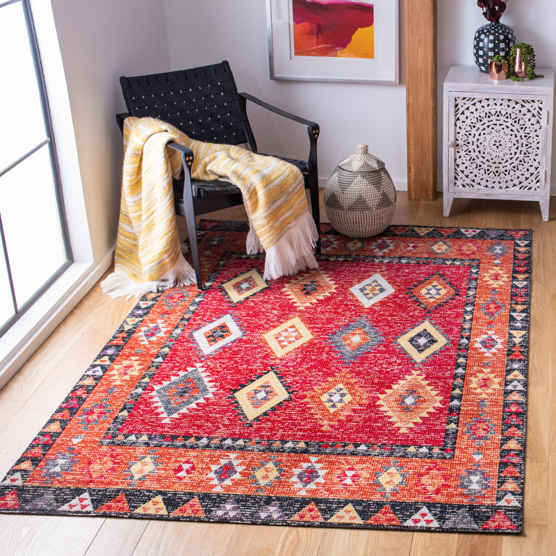 Tapis intérieur / extérieur Briella 200 Performance Southwestern, Rectangle 6 pi x 9 pi