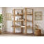 Retreat Solid Wood Geometric Bookcase