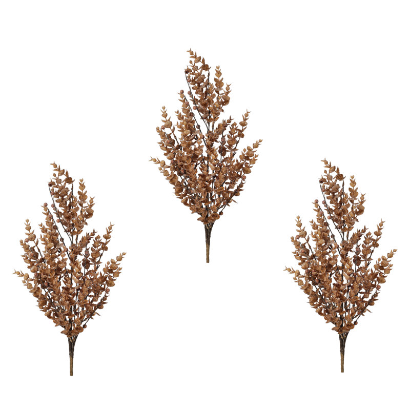 30" Iced Mini Eucalytptus Spray With Berry