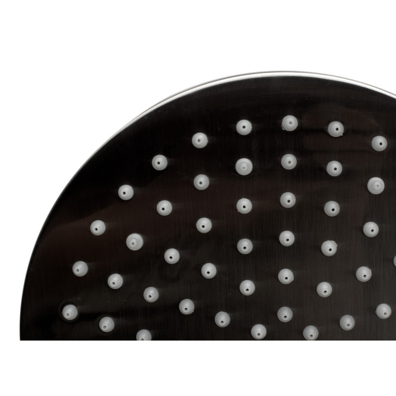Pomme de douche fixe Rain, Nickel brossé
