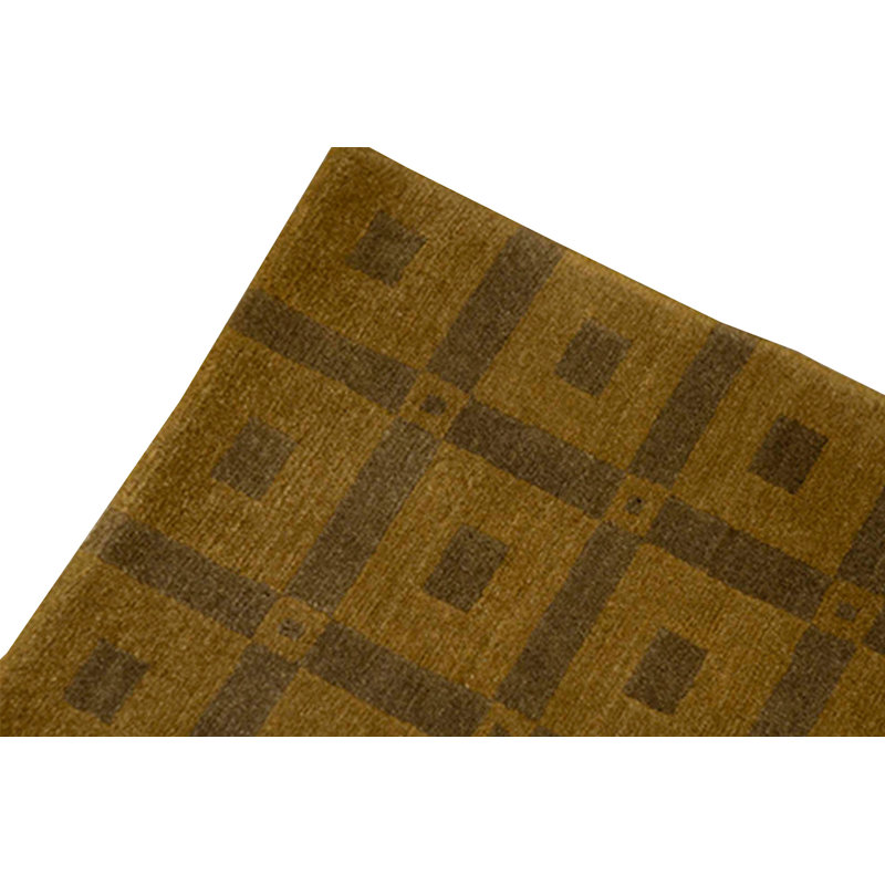 Hand-Knotted High-Quality Brown Area Rug