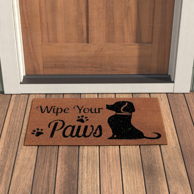 Tapis d'extérieur antidérapant Deltina Coir 30 po x 18 po