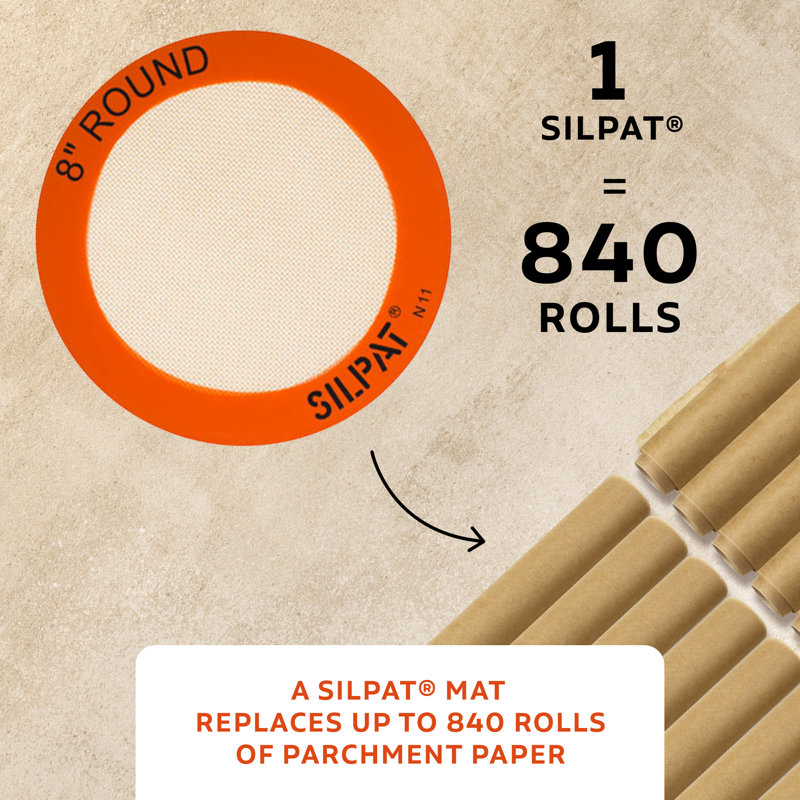 Silpat 8 Inch Round Non-Stick Baking Mat