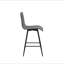 Tabouret de comptoir pivotant en similicuir