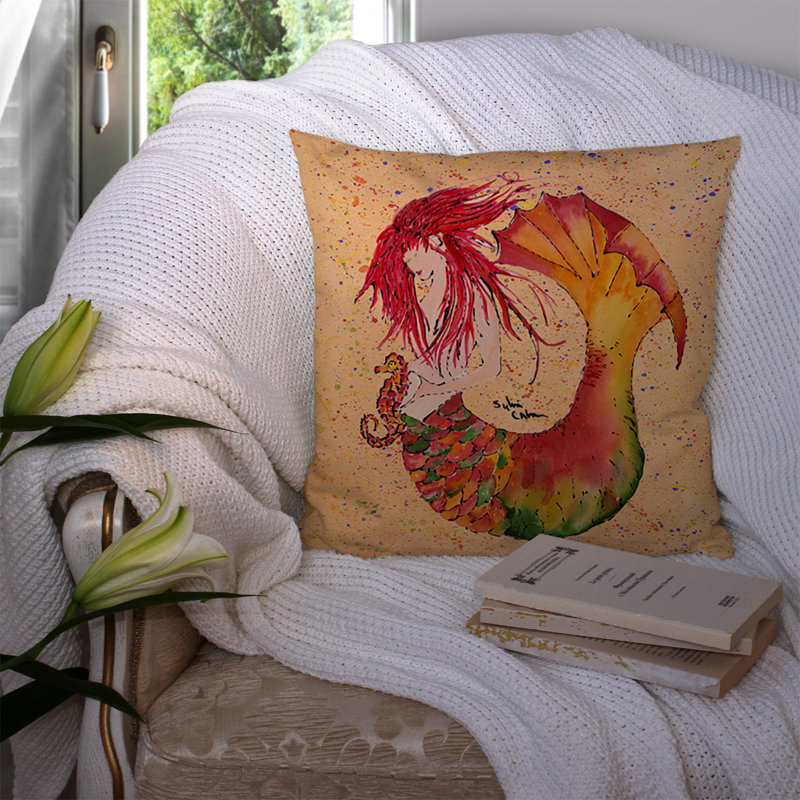 Coussin décoratif intérieur/extérieur sirène