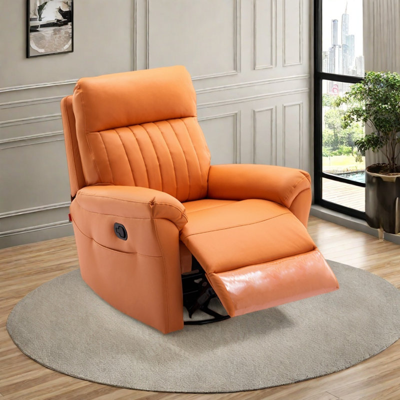 Fauteuil inclinable confortable et polyvalent, Orange