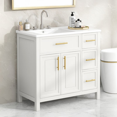 Meuble-lavabo 36 po avec comptoir d'évier