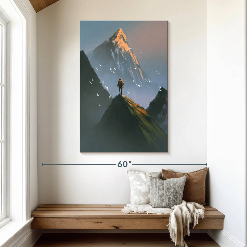 Sireci Man Climbing, 48" H x 32" W