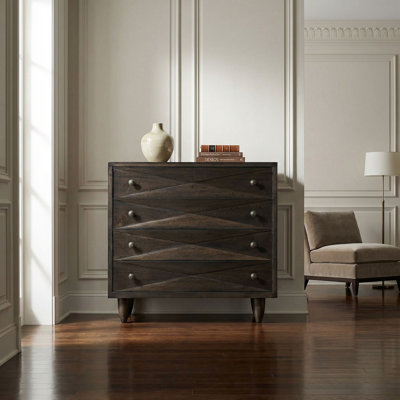 Diamond Solid Wood Accent Chest