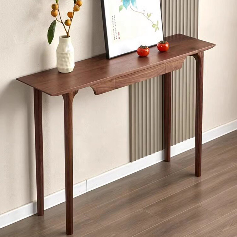 Console de style chinois rétro, H 35,4 po x l 47,2 po x P 13,8 po