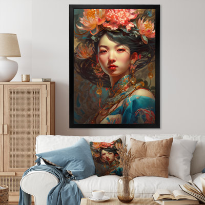 Samurai Woman - Asian Woman Wall Decor