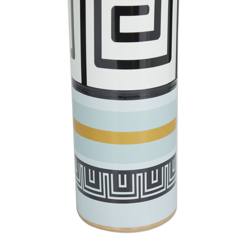 Vase en céramique bleu sarcelle, H 20,9 po x l 5,1 po x P 5,1 po