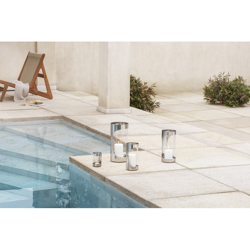 Chrome Contours Medium, 12.99" H x 6.1" W x 6.1" D