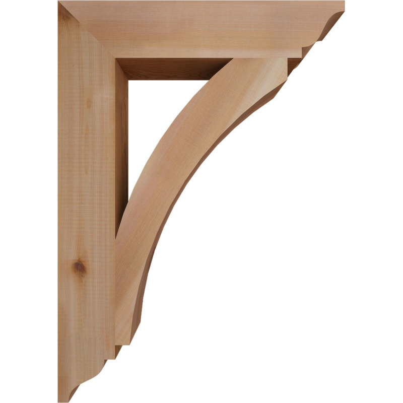Support traditionnel Thorton, H 28 po x l 3,5 po x P 20 po, Cèdre rouge