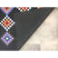 Tapis rectangulaire noir / orange / bleu en polypropylène tissé à la machine Edlin-1701135480