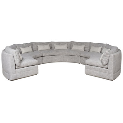 4-Piece Boyden Bench Seat Curved Sectional
