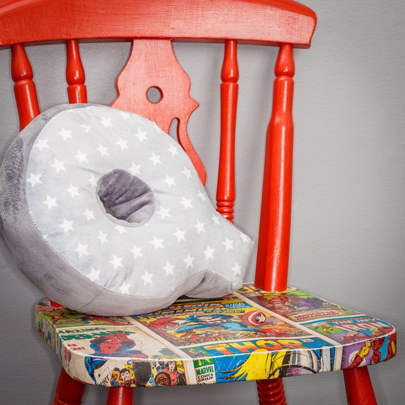 Georgian Alphabet Letter Cushion Q