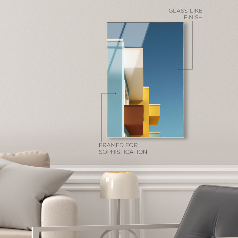 Orthogonal Sky View High-Gloss Frameless Acrylic Glass Wall Art Architecture Print by Oliver Gal, Ready to Hang, 10 x 15
