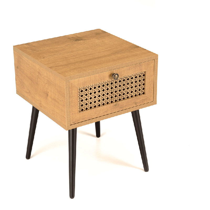 Carncoagh 40cm W Manufactured Wood Bedside Table