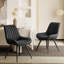Modern Dining Chairs 54.8*46.9*83.2cm Tech Fabric Upholstery with Stylish Design Sofa-Level Cushioning Pet-Friendly Durable Scratch Resistant for Kitchen Dining Room or Home Office-979298-979299
