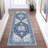 Vintage Hallway Runner Rug, Non-Slip Boho Vintage Washable Kitchen Rug for Bedroom, Kitchen, Laundry, Entrance-2068840577-2068443232