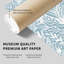 «Botanical Dusty Blue Botanicals», reproduction d'art moderne sans cadre-1778553934
