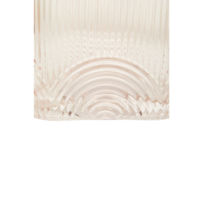 Chronister Handmade Glass Table Vase, 14cm H x 14cm W x 7cm D