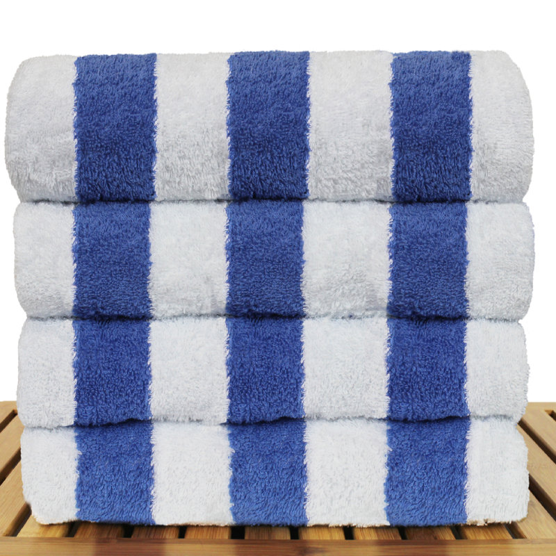 Mayfield Cotton Super Plush Beach Towel, Blue