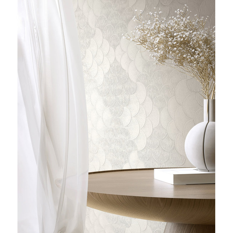 Galerie Fashion Icon 3D optics Wallpaper, White